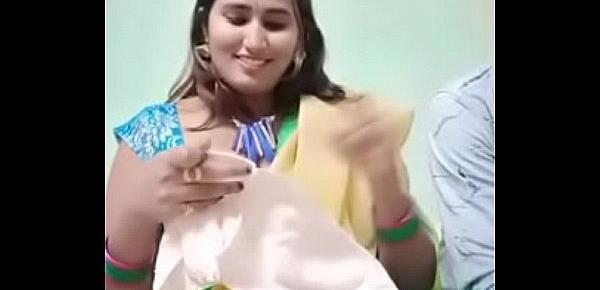  Swathi naidu sexy in saree and showing boobs part-1